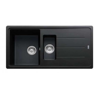 Кухонна мийка накладна Franke Basis BFG 651 970х500, онікс (114.0676.275)