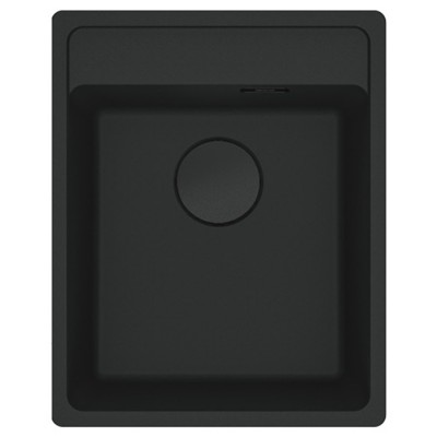 Кухонна мийка накладна Franke Maris MRG 610-37 TL Black Edition 410х510, чорний матовий (114.0699.230)