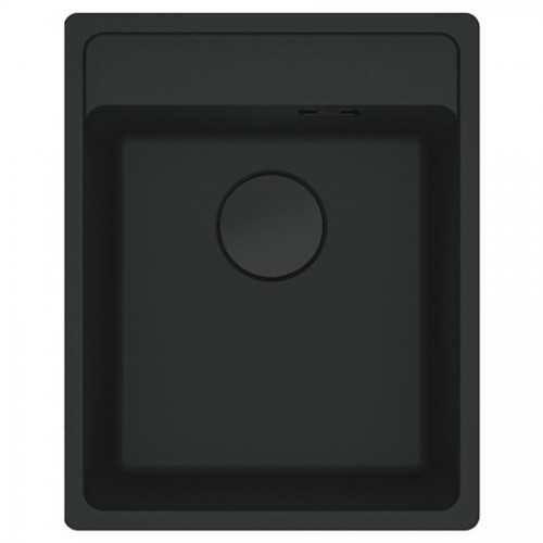 Кухонна мийка накладна Franke Maris MRG 610-37 TL Black Edition 410х510, чорний матовий (114.0699.230)