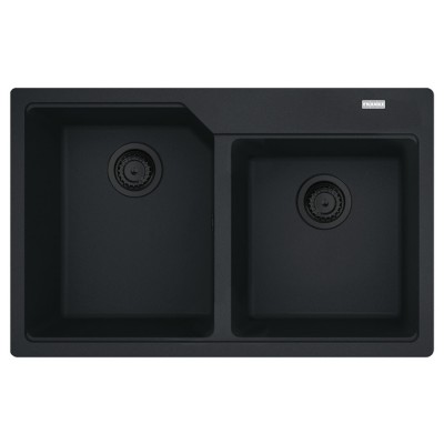 Кухонна мийка накладна Franke Urban UBG 620-78 Black Edition 780х500, чорний матовий (114.0699.237)