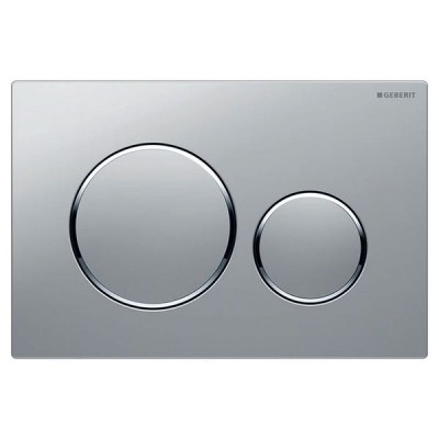 Клавіша змиву Geberit Sigma20, матовий хром/глянцевий хром (115.882.JQ.1)