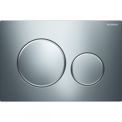 Клавіша змиву Geberit Sigma20, глянцевий хром/матовий хром (115.882.KH.1)