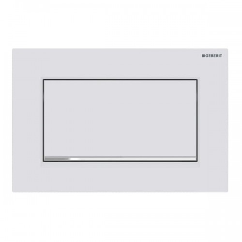 Клавіша змиву Geberit Sigma 30, білий/матовий хром (115.893.JT.1)