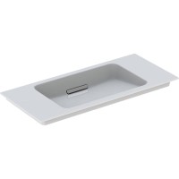 Умивальник Geberit One 90х40 см, білий KeraTect/глянцевий хром (500.395.01.1)
