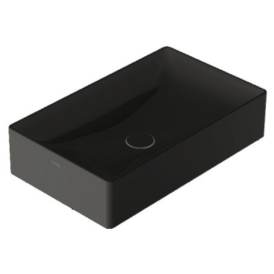 Умивальник на стільницю Globo T-Edge 60x38 см, чорний матовий (B6R63AR)