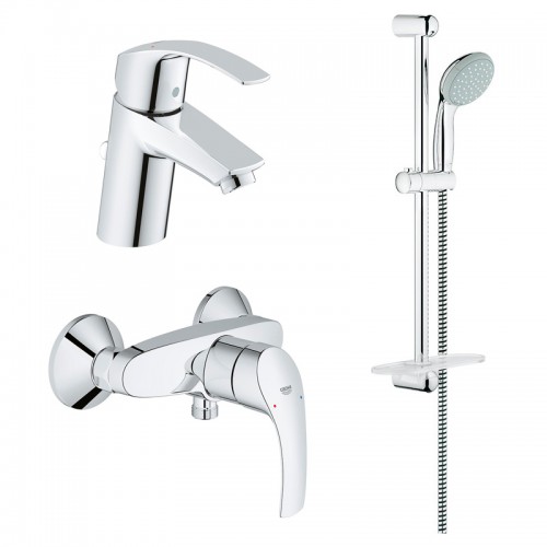 Набор смесителей для душа Grohe Eurosmart, хром (123244S)