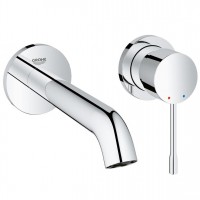 Змішувач для умивальника Grohe Essence New M-Size, монтаж зі стіни, зовнішня частина, хром (29192001)
