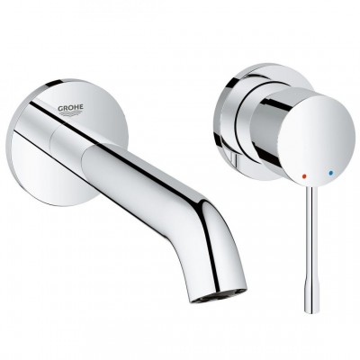 Смеситель для умывальника Grohe Essence New M-Size, монтаж со стены, внешняя часть, хром (29192001)