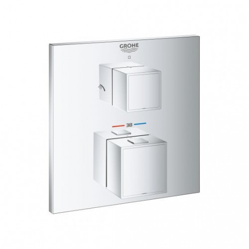 Термостат для душу Grohe Grohterm Cube Termostatic, хром (24154000)