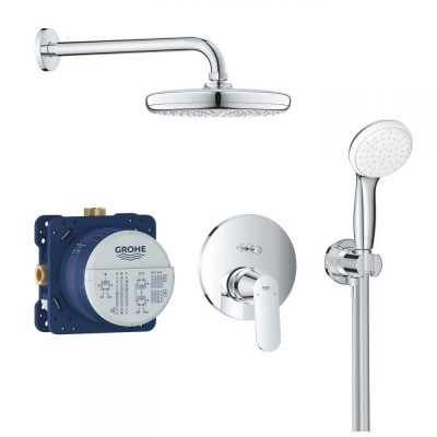 Душова система Grohe Eurosmart Cosmopolitan прихованого монтажу, хром (25219001)