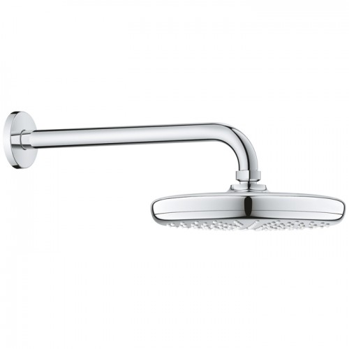 Верхний душ Grohe New Tempesta 210 с душевым кронштейном, хром (26411000)