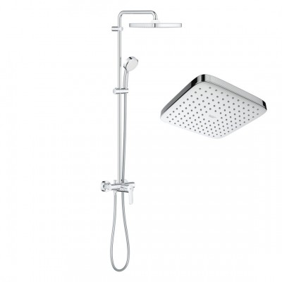 Душевая система Grohe Tempesta Cosmopolitan 250 Cube со смесителем, хром (26692000)