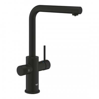 Смеситель для кухни Grohe Blue Pure Minta, под обратный осмос, черный (30590KF0)