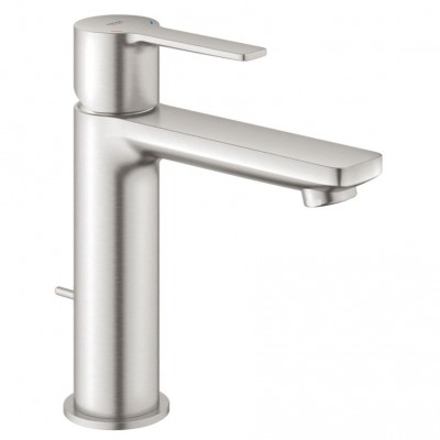 Смеситель для умывальника Grohe Lineare New S-Size, нержавеющая сталь (32114DC1)