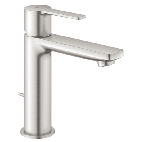 Смеситель для умывальника Grohe Lineare New S-Size, нержавеющая сталь (32114DC1)