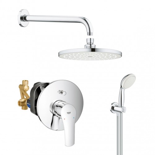 Душова система Grohe Eurosmart прихованого монтажу, хром (UA25183004)