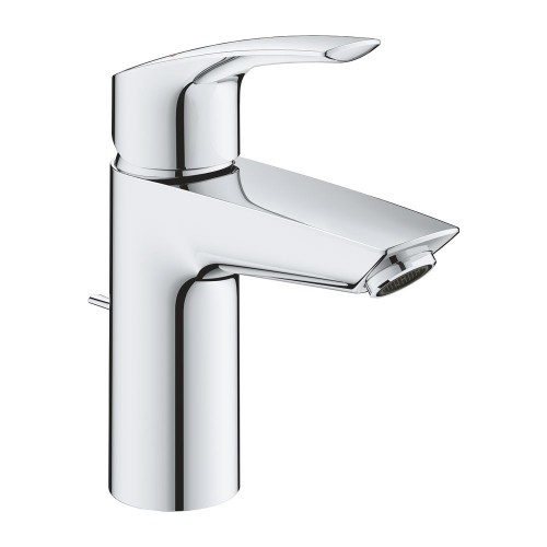 Змішувач для умивальника Grohe Eurosmart New S-Size з донним клапаном, хром (33265003)