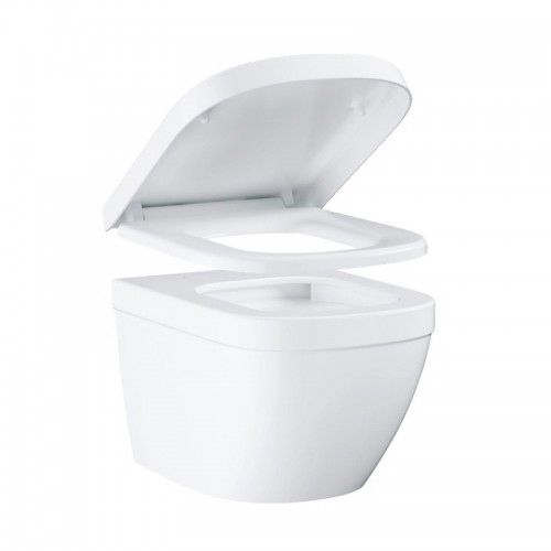 Унітаз підвісний Grohe Euro Ceramic з кришкою, білий (39206000+39330001)