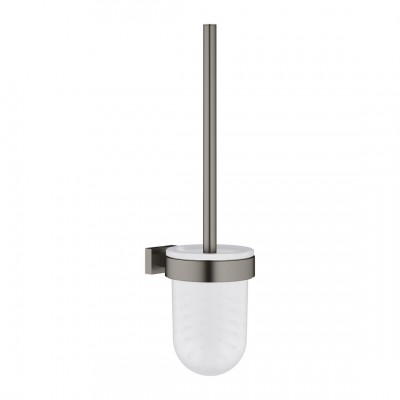 Щетка для унитаза Grohe Essentials Cube в комплекте, матовый графит (40513AL1)