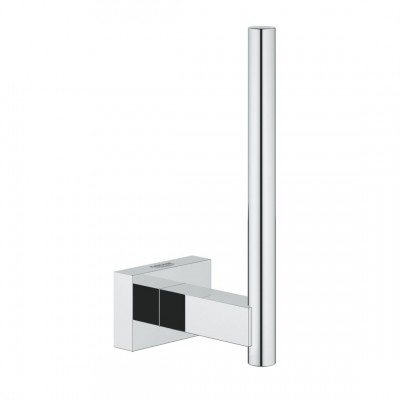 Держатель туалетной бумаги Grohe Essentials Cube без крышки запасной, хром (40623001)