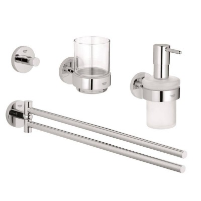 Набор аксессуаров Grohe Essentials Master Bathroom, хром (40846001)