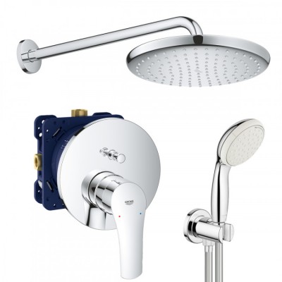 Душова система Grohe Eurosmart New Tempesta 250 прихованого монтажу, хром (UA26416SC3)