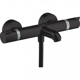 Смеситель термостатический для ванны Hansgrohe Ecostat Comfort, черный матовый (13114670)