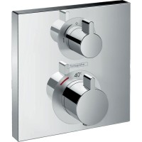Змішувач термостатичний для душу Hansgrohe Ecostat Square, хром (15714000)