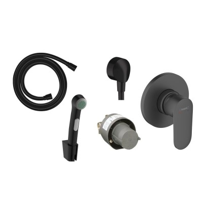Гігієнічний душ Hansgrohe Vernis Blend, чорний матовий (20230005)