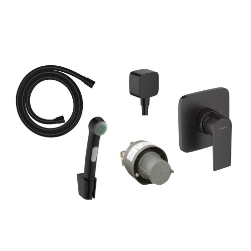 Гігієнічний душ Hansgrohe Vernis Shape, чорний матовий (20230006)