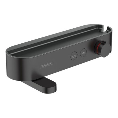 Змішувач термостатичний для ванни Hansgrohe ShowerTablet Select 412 мм, чорний матовий (24340670)