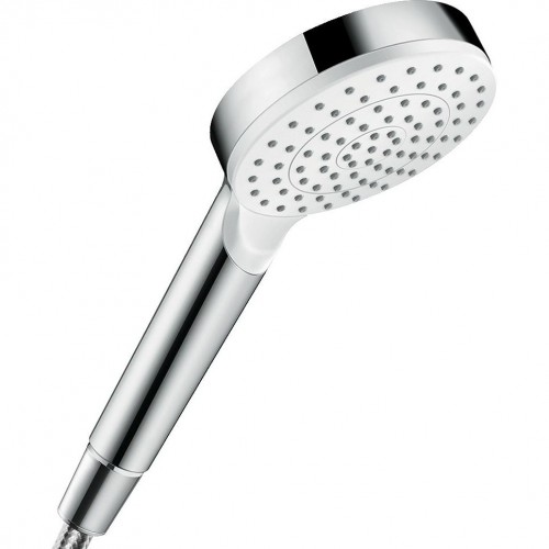 Ручний душ Hansgrohe Crometta 100 1jet Green, хром/білий (26334400)