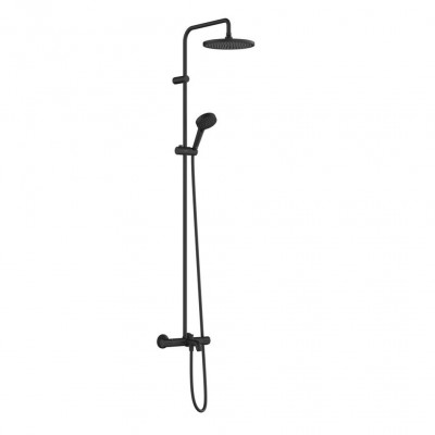 Душова система Hansgrohe Vernis Blend 240 1jet з термостатом для ванни, чорний матовий (26899670)