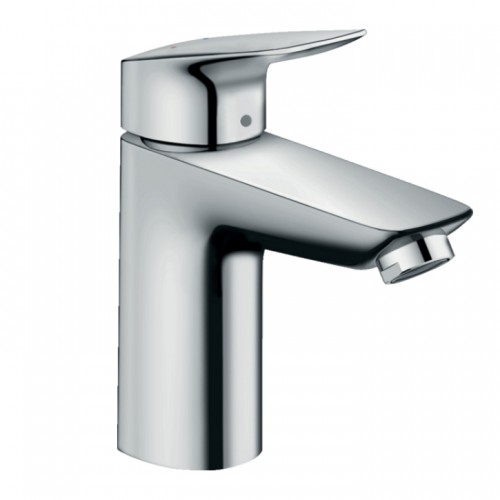 Змішувач для умивальника Hansgrohe Logis 100 з донним клапаном, хром (71100000)