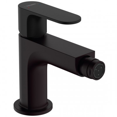 Змішувач для біде Hansgrohe Rebris S з донним клапаном pop-up, чорний матовий (72210670)
