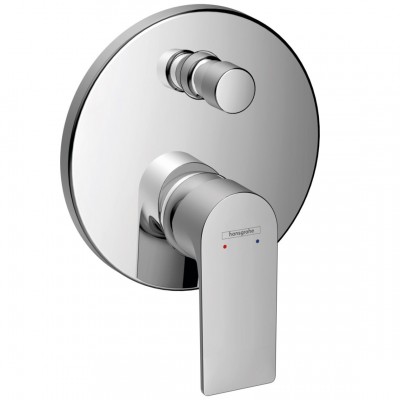 Змішувач для ванни/душу Hansgrohe Rebris E, прихований монтаж, зовнішня частина, хром (72468000)