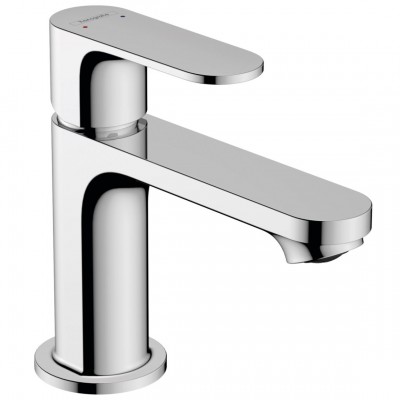 Змішувач для умивальника Hansgrohe Rebris S 80 Coolstart з донним клапаном, хром (72510000)