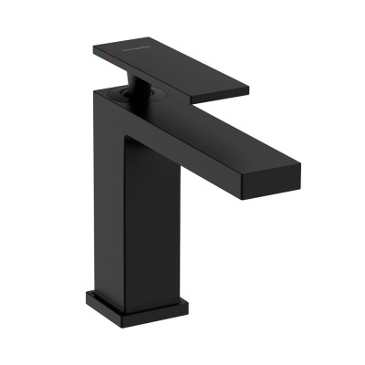 Змішувач для умивальника Hansgrohe Tecturis E 110, чорний матовий (73010670)