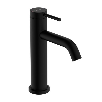 Змішувач для умивальника Hansgrohe Tecturis S 110, чорний матовий (73310670)