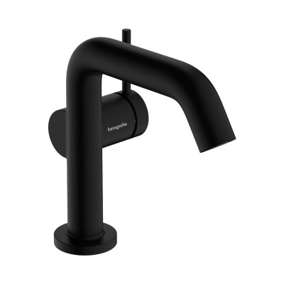 Змішувач для умивальника Hansgrohe Tecturis S 110 CoolStart з донним клапаном, чорний матовий (73323670)