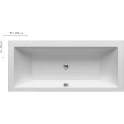 Ванна акрилова Ravak Formy 01 170x75 см, білий (C691000000)