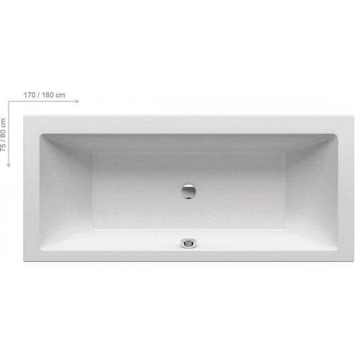 Ванна акрилова Ravak Formy 01 170x75 см, білий (C691000000)