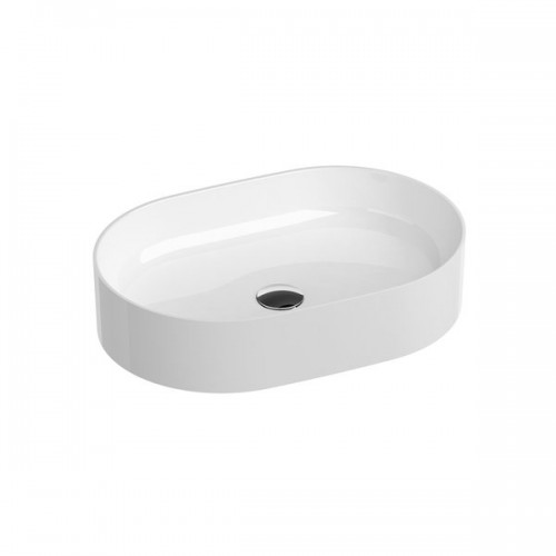 Умивальник на стільницю Ravak Ceramic 550 O Slim 55x37 см, білий (XJX01155001)