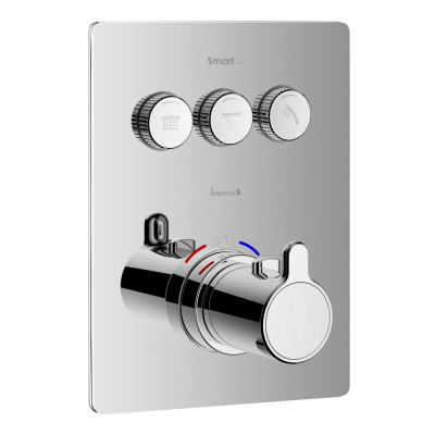 Смеситель для душа Imprese Smart Click термостатический, хром (ZMK101901235)