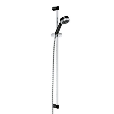 Душовий гарнітур Kludi Zenta 3S, чорний/хром (608408600)