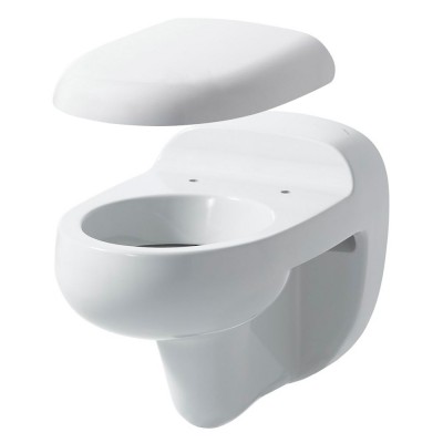 Унітаз підвісний дитячий Laufen Flora Kids з кришкою, білий (H8200310000001+H8910313000001)