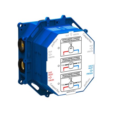 Вбудована частина для настінного змішувача Paffoni Compact Box (CPBOX001)