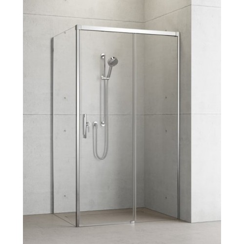 Душова кабіна Radaway Idea KDJ 1000х800x2000 мм, права, хром/прозоре (387040-01-01R+387051-01-01L)