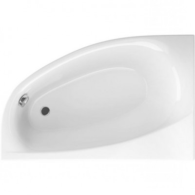 Ванна акрилова Radaway Naxia 170x110 см, ліва, з ніжками та сифоном (WA1-33-170x110LS)