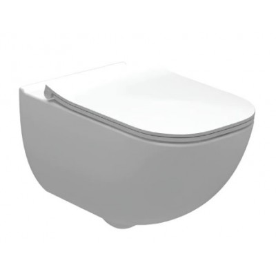 Унітаз підвісний Roca Alegra Rimless з кришкою soft-close, білий (A34H139000)